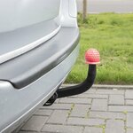 Anhangerkupplungskappe Golfball rot