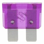 Standard 3A violette Flachsicherungen  6 Stuck