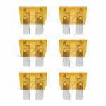 Standard 5A hellbraune Flachsicherungen  6 Stuck