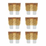 Standard 7 5A braune Flachsicherungen  6 Stuck