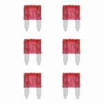Mini 10A rote Flachsicherungen  6 Stuck