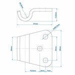 Gegenstuck zum Spannschloss SPP Z-11