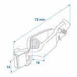 Batteriepolklemme 25A - Set a 2 Stuck