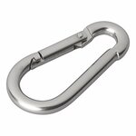 Edelstahl Karabinerhaken 5x50mm x10 Stuck