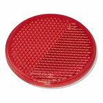 Reflektor rot 60mm selbstklebend 2 Stuck