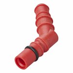 Schlauchverbinder mit O-Ring fur 10 12 mm Schlauche rot
