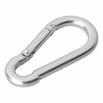 Metall Karabinerhaken 5x50mm 2 Stuck