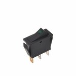 Wippschalter LED grun 12V 24V-max. 10A