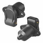 3-polige PVC-Buchse