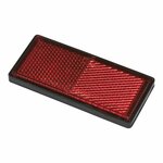 Reflektor rot 85x39mm selbstklebend mit Grundplatte 2 Stk.