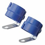 Steckerhalter Kunststoff blau