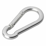 Karabinerhaken Metall 6x60mm 2 Stuck