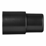Abflussrohr ubergangsstuck  dia 28 mm auf  dia 26 mm PE schwarz