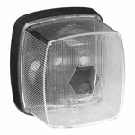 Begrenzungsleuchte weiß 65x60mm PM