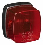 Begrenzungsleuchte rot 65x60mm PM