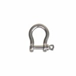 Kurzer Harfenschakel 5mm  A4 Edelstahl AISI 316  1.000 daN