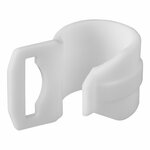 Zeltclip 20-25mm mit Schlitz weiß 4 Stuck