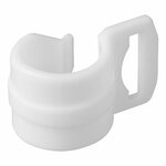 Zeltclip 20-25mm mit Schlitz weiß 4 Stuck