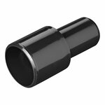 Abflussrohr ubergangsstuck  dia 28 mm auf  dia 19 mm PE schwarz