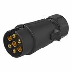 7-poliger PVC-Stecker mit Kabelschuhanschluss