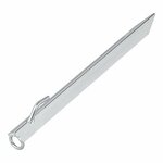 Sturmbandhering 38 cm Stahl verzinkt mit Haken und ose