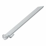 Sturmbandhering 38 cm Stahl verzinkt mit Haken und ose