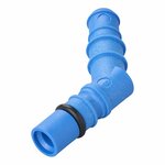 Schlauchverbinder mit O-Ring fur 10 12 mm Schlauche blau