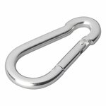 Karabinerhaken Metall 8x80mm 2 Stuck