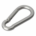 Edelstahl Karabinerhaken 8x80mm x10 Stuck