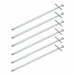 Felsnadel 23cm Metall mit angeschweißtem Querstift 6 Stuck im Polybeutel