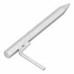 Erdnagel 20 cm Stahl verzinkt mit L-Haken