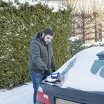 Schneeburste 14 5 Zoll mit Eiskratzer