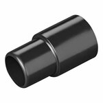 Abflussrohr ubergangsstuck  dia 28 mm auf  dia 26 mm PE schwarz