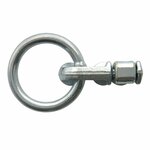Einsteckbeschlag doppelt mit Ring rund