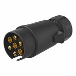 7-poliger PVC-Stecker mit Kabelschuhanschluss