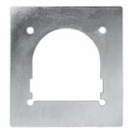 Montageplatte fur Zurrose einzeln 142x132mm