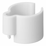 Kabelclip weiß 22-32mm - Set mit 8 Stuck