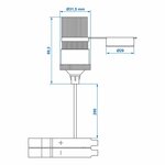 Zigarettenanzunderbuchse mit Batterieklemmen 12V 24V-16A