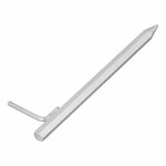 Erdnagel 30 cm Stahl verzinkt mit L-Haken