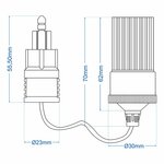 Adapterkabel von DIN-Stecker auf Zigarettenanzunderbuchse