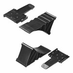 Unterlegkeil Kunststoff schwarz inkl. Flachhalter