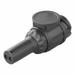 Stecker 13-polig PVC Typ Jaeger mit 2-Loch Tulle