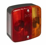 Rucklicht 4 Funktionen 98x104mm inkl. Leuchtmittel