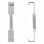 Kennzeichenhalter mit Feder - Set a 4 Stuck