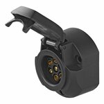 7+1-polige PVC-Steckdosenleiste