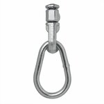 Ohrsteckerbeschlag doppelt mit Ring