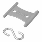 Aufhanger mit S-Haken fur Zeltschiene 5 6mm und 7 8mm - Set a 6 Stuck