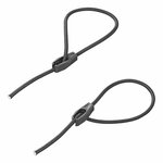 Elastische Befestigungskordel 50 cm verstellbar - 4er Set