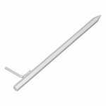 Erdnagel 40 cm Stahl verzinkt mit L-Haken
