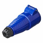 CEE Kontraststecker 16A Festgehause blau